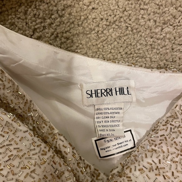 Sherry Hill Beaded Dress Size 6 - Picture 8 of 13